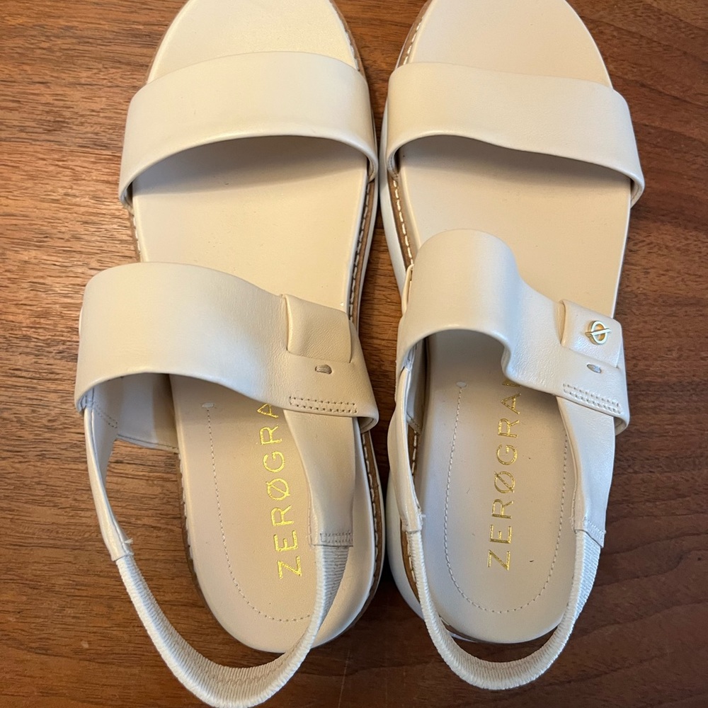 New Cole Haan Zerogrand Global Double Band Sandal. 7M. Color: Brazilian